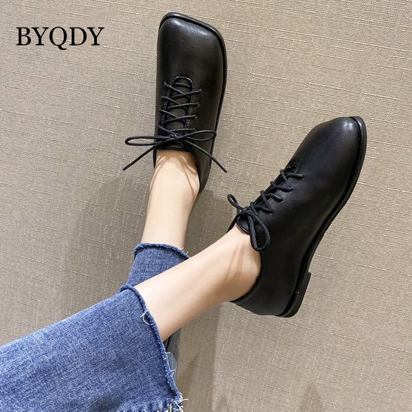 byqdy spring autumn british pu leather lolita shoes women square toe flat shoes lace-up oxford ladies footwear 35-39, Black
byqdy spring autumn british pu leather lolita shoes women square toe flat shoes lace-up oxford ladies footwear 35-39, Black