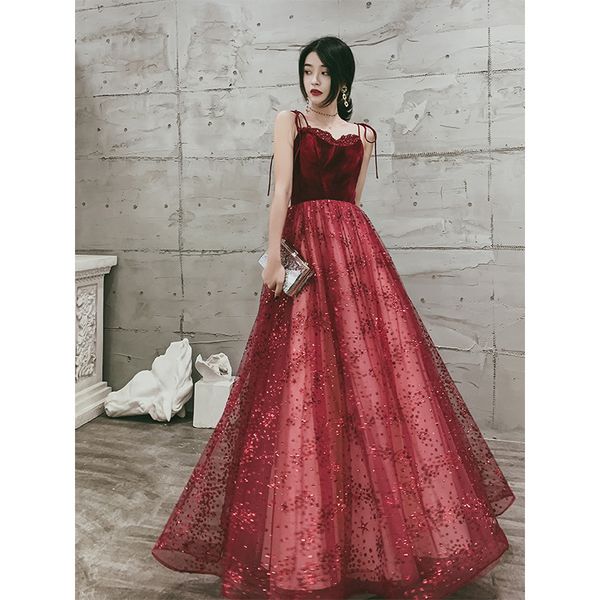 ethnic clothing exquisite sequins bling bride wedding party cheongsam spaghetti strap banquet gown long mesh qipao toast vestidos, Red
ethnic clothing exquisite sequins bling bride wedding party cheongsam spaghetti strap banquet gown long mesh qipao toast vestidos, Red