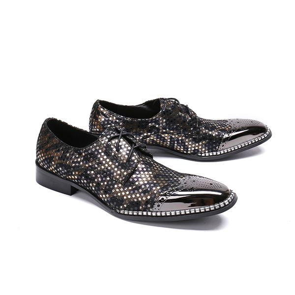 dress shoes genuine mens leather oxfords wedding party man footwear brogue carved, Black
dress shoes genuine mens leather oxfords wedding party man footwear brogue carved, Black