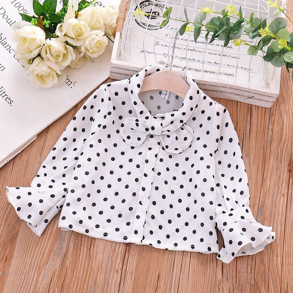 season new girl children's clothing butterfly shirt korean hipster polka dot bow shirt children's wear, White;black
season new girl children's clothing butterfly shirt korean hipster polka dot bow shirt children's wear, White;black