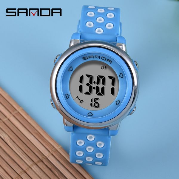 ujd8z sanda silicone watch luminous wrist watch silicone strap male and female students led waterproof luminous hipster electronic multifunc, Blue
ujd8z sanda silicone watch luminous wrist watch silicone strap male and female students led waterproof luminous hipster electronic multifunc, Blue