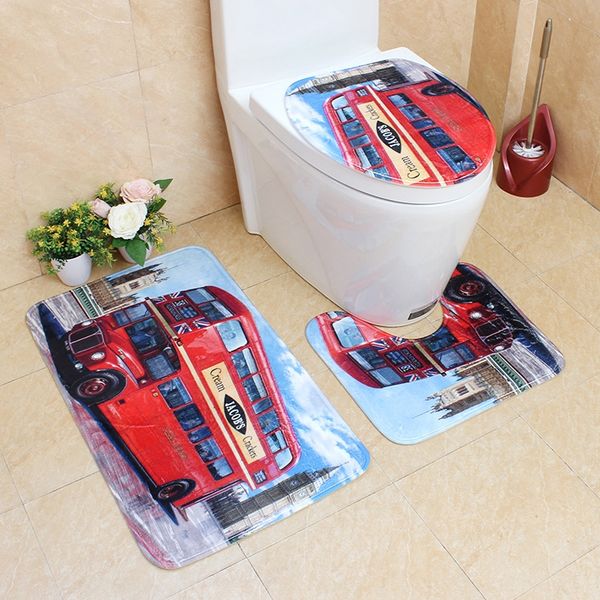 style closestool non-slip floor three-piece set flannel printed mesh floor mat toilet non-slip mat
style closestool non-slip floor three-piece set flannel printed mesh floor mat toilet non-slip mat