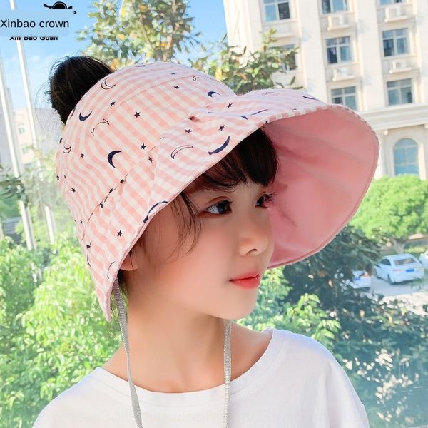 9322 children's summer big bucket bucket eaves empty double-sided sun female baby sun hat korean fisherman hat, Yellow
9322 children's summer big bucket bucket eaves empty double-sided sun female baby sun hat korean fisherman hat, Yellow