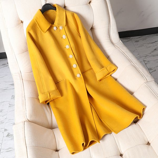 korean style single breasted long women coats chic women wool coat with belt autumn winter solid color clothes 2020, Black
korean style single breasted long women coats chic women wool coat with belt autumn winter solid color clothes 2020, Black