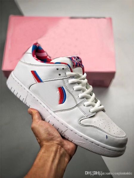 2019 выпуск аутентичные парра х sb dunk low white pink rose red gym cn4504-100 мужчины женщины кроссовки спорт кроссовки с оригинальной коро
2019 выпуск аутентичные парра х sb dunk low white pink rose red gym cn4504-100 мужчины женщины кроссовки спорт кроссовки с оригинальной коро