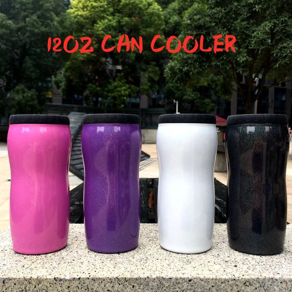 12oz curved can cooler stainless steel rainbow color cold insulated bottle shimmering colored ice keeper doule layer metal cold can
12oz curved can cooler stainless steel rainbow color cold insulated bottle shimmering colored ice keeper doule layer metal cold can