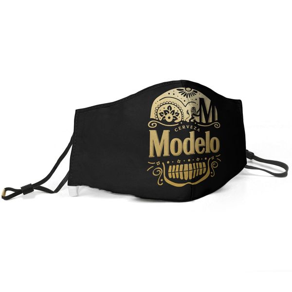 women men face mask dust mask muffle modelo beer cerveza skull printed with adjustable ear hook mas, Silver
women men face mask dust mask muffle modelo beer cerveza skull printed with adjustable ear hook mas, Silver