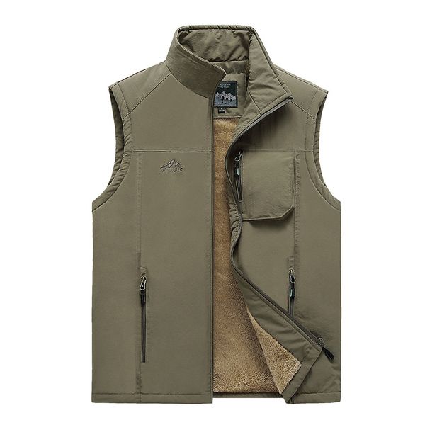 sleeveless vest men waistcoat fashion multi pockets men vest waistcoats winter autumn fit outerwear coats fleece 7xl, Black;white
sleeveless vest men waistcoat fashion multi pockets men vest waistcoats winter autumn fit outerwear coats fleece 7xl, Black;white