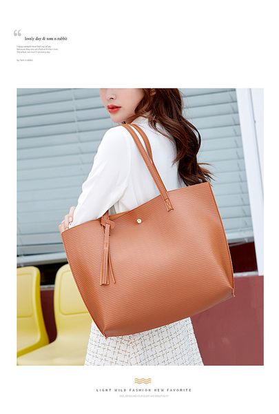 fdb style all-match pu handbag wave pattern tassel women tote bag large capacity bag shopping travel handbags
fdb style all-match pu handbag wave pattern tassel women tote bag large capacity bag shopping travel handbags