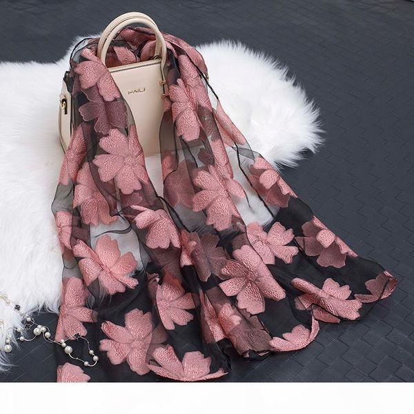 2019 spring and autumn organza flower cutting scarf women fashion cotton linen lace panelled leaf pattern silk scarf shawl accessories new, Blue;gray
2019 spring and autumn organza flower cutting scarf women fashion cotton linen lace panelled leaf pattern silk scarf shawl accessories new, Blue;gray