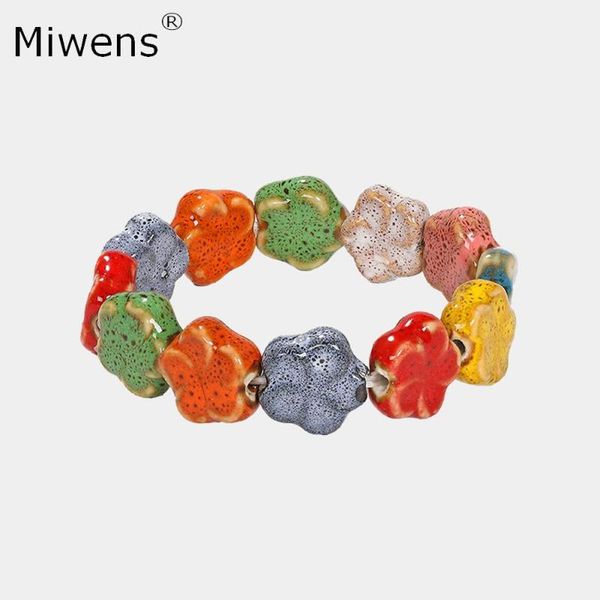 miwens luxury ceramics stone bracelets for women unique rope chians wrist jewelry elastic bracelet, Black
miwens luxury ceramics stone bracelets for women unique rope chians wrist jewelry elastic bracelet, Black