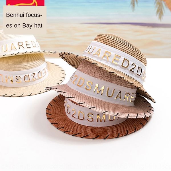 letter decorative belt children's sunscreen straw children's summer straw hat summer big brim sun-proof hat mz9400, Blue;gray
letter decorative belt children's sunscreen straw children's summer straw hat summer big brim sun-proof hat mz9400, Blue;gray