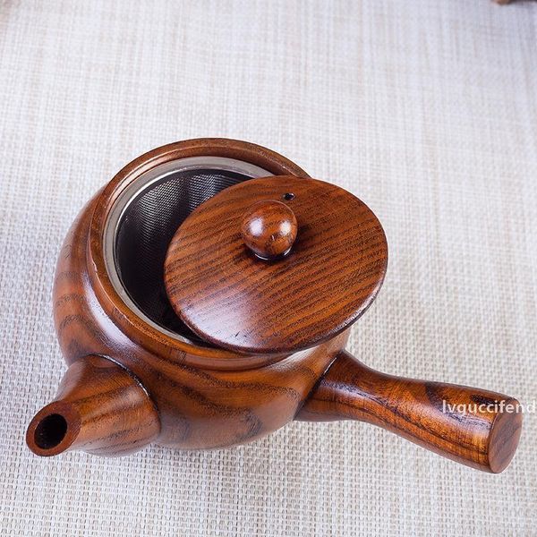 natural wooden teapot japanese style tea pot retro creative long handle teapots with strainer craft gift tea tool
natural wooden teapot japanese style tea pot retro creative long handle teapots with strainer craft gift tea tool