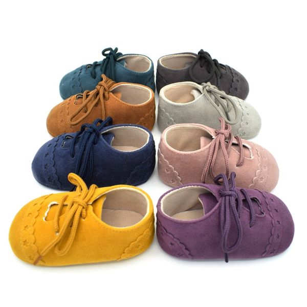 New Classic Leather Sports Sneakers Newborn Baby Boys Girls First Walkers Shoes Infant Toddler Soft Sole Anti-slip 0-18m