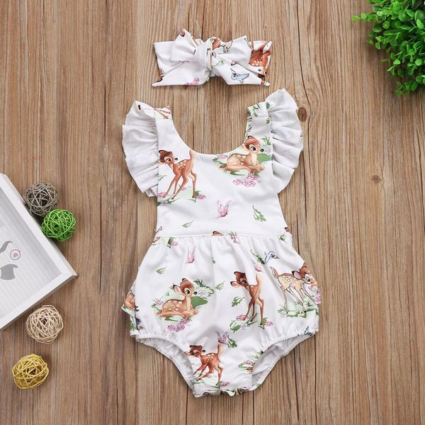 newborn toddler infant baby girls flying sleeve deer bodysuit and handband jumpsuit clothes outfits, Blue
newborn toddler infant baby girls flying sleeve deer bodysuit and handband jumpsuit clothes outfits, Blue