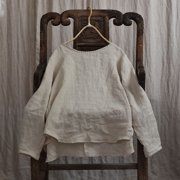 women's t-shirt women t shirt cotton linen fashion 2021 spring autumn long sleeve loose irregular o neck vintage casual basic, White
women's t-shirt women t shirt cotton linen fashion 2021 spring autumn long sleeve loose irregular o neck vintage casual basic, White