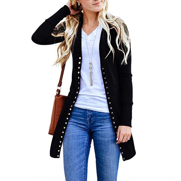 bcxs5 2019 large size women's fashion mid-length solid color cardigan coat 2019 large size women's fashion mid-length button knitw, Black
bcxs5 2019 large size women's fashion mid-length solid color cardigan coat 2019 large size women's fashion mid-length button knitw, Black