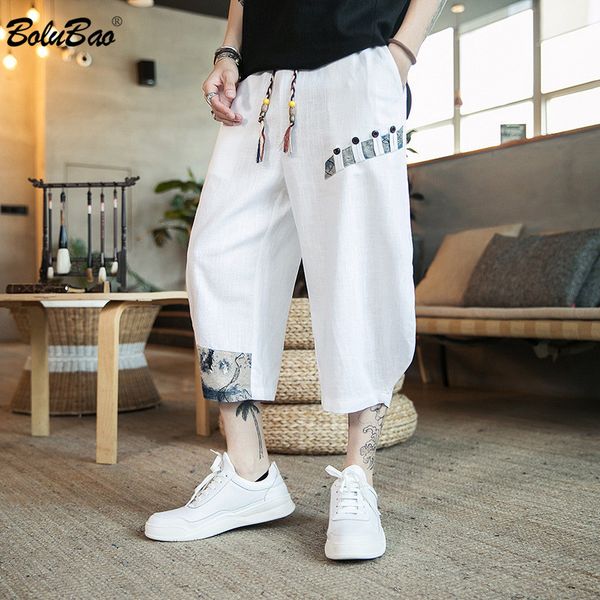 bolubao summer men print casual shorts brand men's breathable wide leg beach shorts drawstring linen male, White;black
bolubao summer men print casual shorts brand men's breathable wide leg beach shorts drawstring linen male, White;black