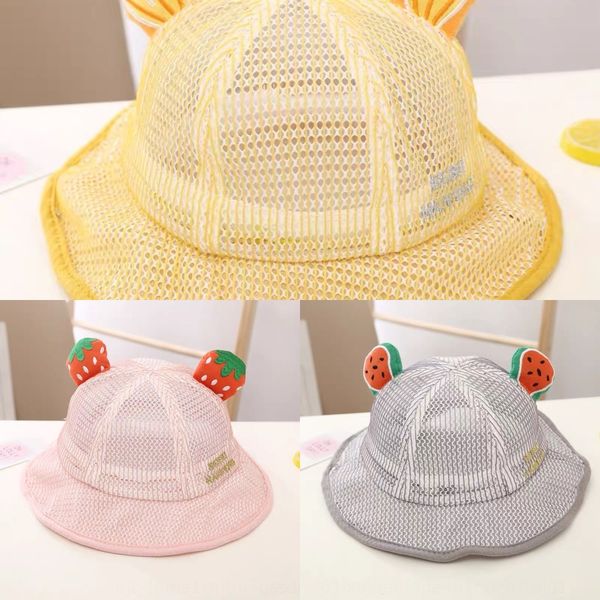 korean-style hollowed-out sun cap cap fruit baby cartoon outdoor boy and girl baby hat fruit children's sun hat, Yellow
korean-style hollowed-out sun cap cap fruit baby cartoon outdoor boy and girl baby hat fruit children's sun hat, Yellow