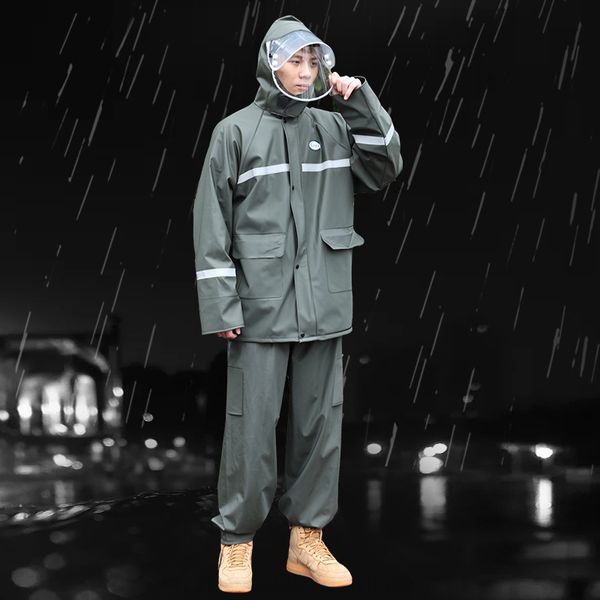 fofjp raincoat and rain pants suit men's long full-body cycling motorcycle battery car women's split motorcycle bicycle trousers s, Red;brown 
fofjp raincoat and rain pants suit men's long full-body cycling motorcycle battery car women's split motorcycle bicycle trousers s, Red;brown
