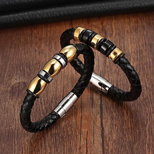 xqni brand black genuine leather gold trendy charm bracelet men gift magnet punk rock jewelry stainless steel women, Red;blue
xqni brand black genuine leather gold trendy charm bracelet men gift magnet punk rock jewelry stainless steel women, Red;blue