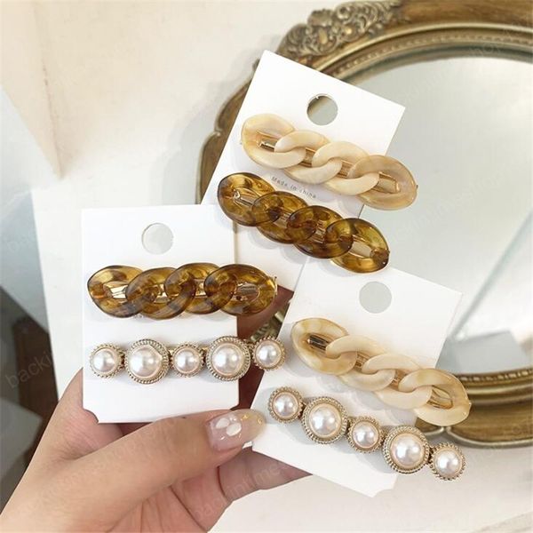 fashion women girls pearls acrylic hair clips hairpins korean style elegant vintage chain hair accessories headwear, Slivery;white
fashion women girls pearls acrylic hair clips hairpins korean style elegant vintage chain hair accessories headwear, Slivery;white
