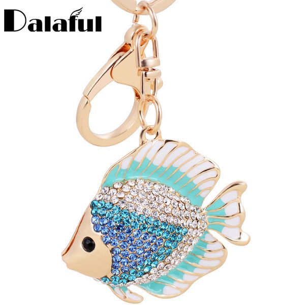 dalaful fish shape key chains rings holder crystal goldfish bag pendant for car rhinestone keyrings keychains k267, Silver
dalaful fish shape key chains rings holder crystal goldfish bag pendant for car rhinestone keyrings keychains k267, Silver