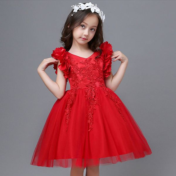 2020 lotus leaf petal sleeve formal evening dress wedding tutu princess dress flower girl children clothing party girl costume, Red;yellow
2020 lotus leaf petal sleeve formal evening dress wedding tutu princess dress flower girl children clothing party girl costume, Red;yellow