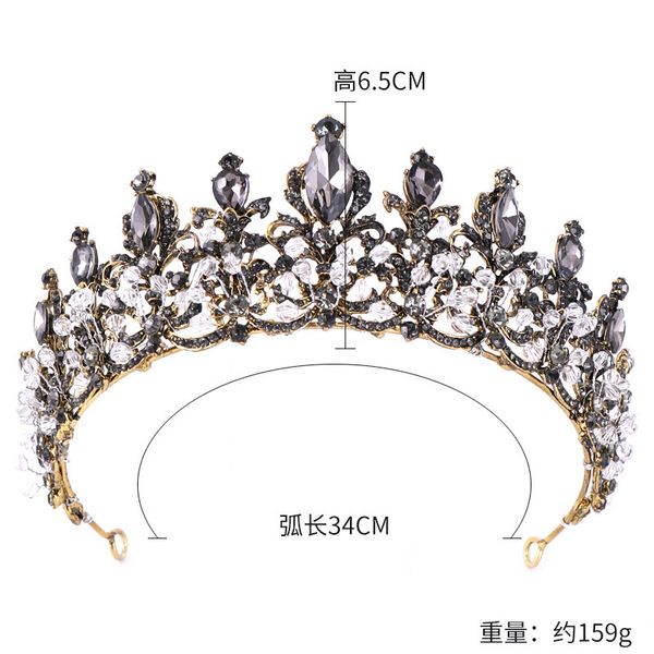 diezi барокко невесты черный камень белый кристалл коронки tiara люкс диадема королева корона для венчания 2019 оголовье аксессуары для воло, White;golden
diezi барокко невесты черный камень белый кристалл коронки tiara люкс диадема королева корона для венчания 2019 оголовье аксессуары для воло, White;golden