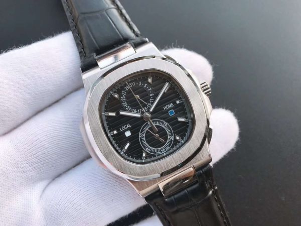 2020 42mm men's watch automatic mechanical movement leather strap stainless steel strap fashion luxury watch 6, Slivery;brown
2020 42mm men's watch automatic mechanical movement leather strap stainless steel strap fashion luxury watch 6, Slivery;brown