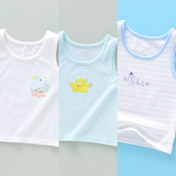 shengzheka children's pure cotton fluorescent agent-for boys and children baby base candy color i-shaped candy vest vest, Blue
shengzheka children's pure cotton fluorescent agent-for boys and children baby base candy color i-shaped candy vest vest, Blue