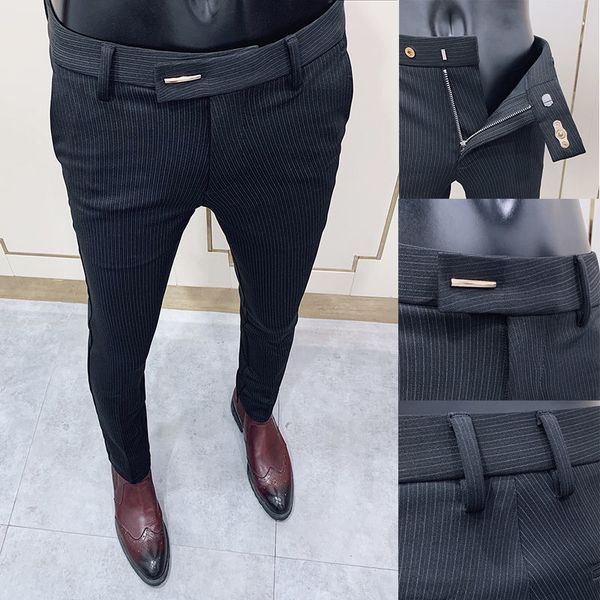 men's suits & blazers summer men dress pants slim fit business casual professional iron-formal black drop-feeling suit, White;black
men's suits & blazers summer men dress pants slim fit business casual professional iron-formal black drop-feeling suit, White;black