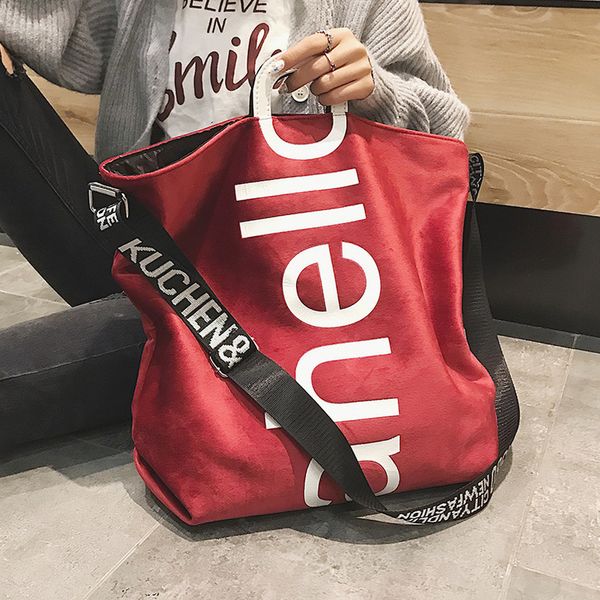 new large capacity velvet handbag fashion lady letter shoulder crossbody bag womens shopping bag tote
new large capacity velvet handbag fashion lady letter shoulder crossbody bag womens shopping bag tote