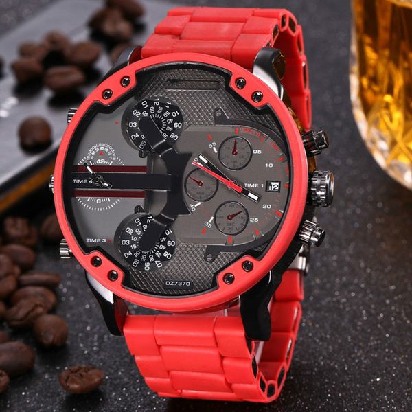 Men Watch Large Dial Quartz Full Function Work Popular Watch Stainless Steel Red Strap Birthday Gift Watches Decoration
Men Watch Large Dial Quartz Full Function Work Popular Watch Stainless Steel Red Strap Birthday Gift Watches Decoration