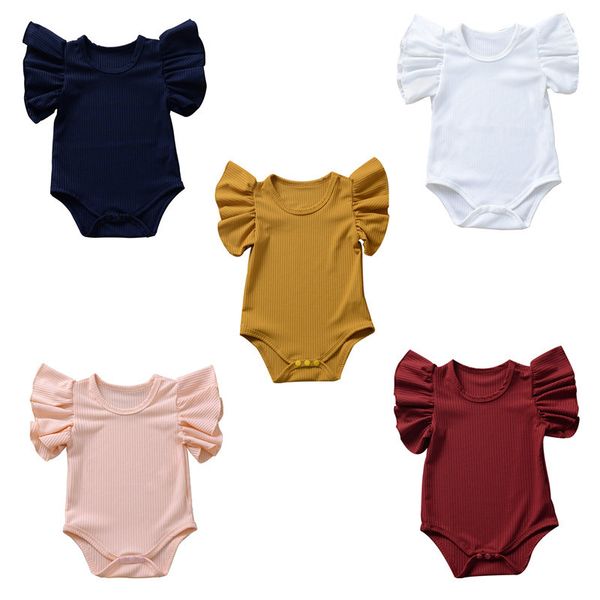 0-18m summer clothing newborn infant baby girl cotton ruffle jumpsuit bodysuit short sleeve clothes set solid ribbed sunsuit, Blue
0-18m summer clothing newborn infant baby girl cotton ruffle jumpsuit bodysuit short sleeve clothes set solid ribbed sunsuit, Blue