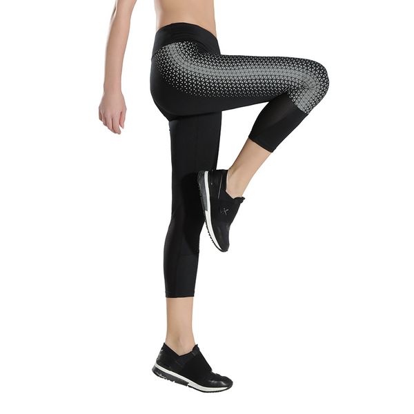 tights pants women 3/4 leggings sweatpants reflective printing compression sport trousers elasticity slim fitness cropped pant, Black;blue
tights pants women 3/4 leggings sweatpants reflective printing compression sport trousers elasticity slim fitness cropped pant, Black;blue