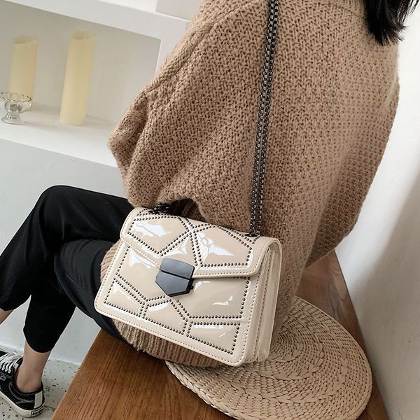 luxury designer rivets patent leather sequin women crossbody bags 2020 fashion ladies shoulder messenger bag clutch female purse
luxury designer rivets patent leather sequin women crossbody bags 2020 fashion ladies shoulder messenger bag clutch female purse