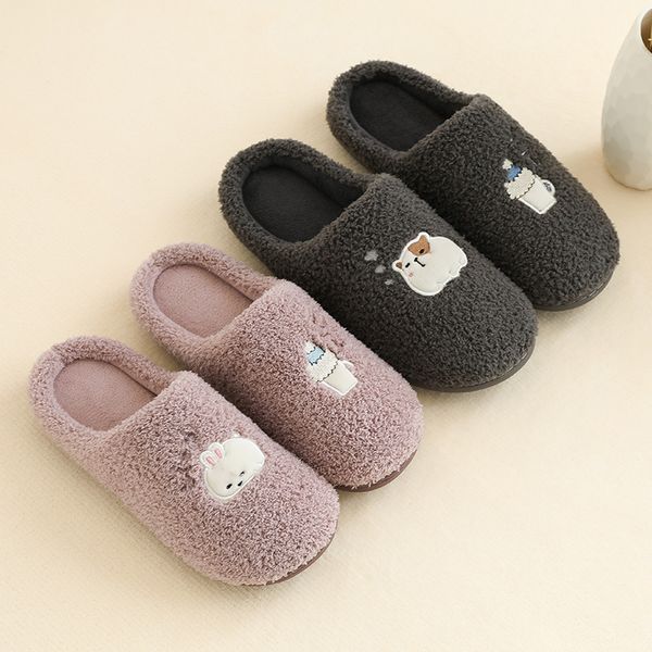 slippers women indoor cartoon style soft plush lovers home cotton slides winter shoes woman men house floor warm slipper sh08161, Black
slippers women indoor cartoon style soft plush lovers home cotton slides winter shoes woman men house floor warm slipper sh08161, Black