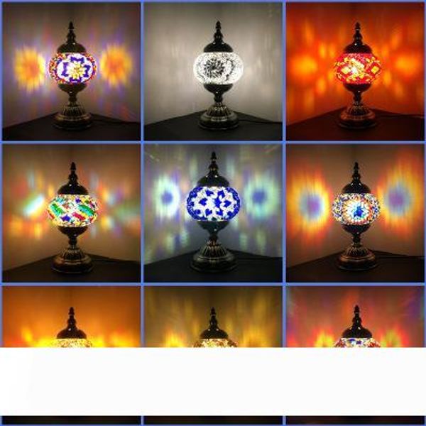 e14 hand-inlaid glass mosaic bedroom living room decorative table lamps of mediterranean style turkish lamps
e14 hand-inlaid glass mosaic bedroom living room decorative table lamps of mediterranean style turkish lamps