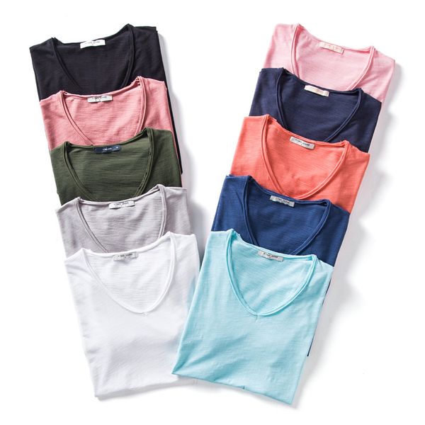 2020 summer 5 pcs 100% cotton soild t shirt men v-neck short sleeve casual mens t-shirts soft feel male tees, White;black
2020 summer 5 pcs 100% cotton soild t shirt men v-neck short sleeve casual mens t-shirts soft feel male tees, White;black