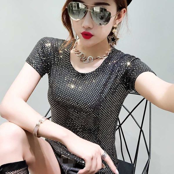 мода блестки pearl горячего тиснения o-neck tshirt 2020 новое лето женщин с коротким рукавом рубашки верхней одежды camiseta mujer gold t966, White
мода блестки pearl горячего тиснения o-neck tshirt 2020 новое лето женщин с коротким рукавом рубашки верхней одежды camiseta mujer gold t966, White