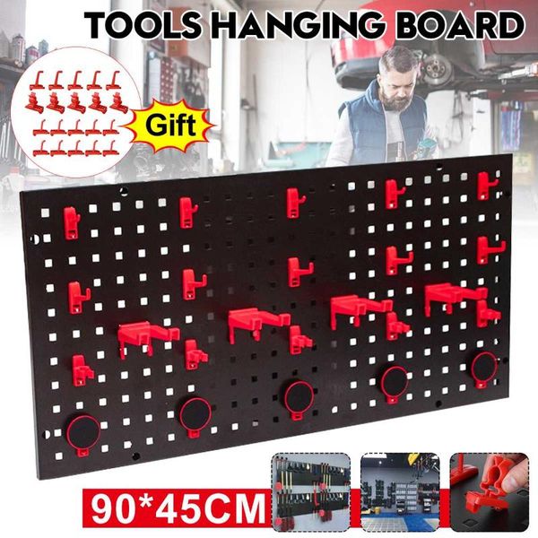 wall mounted hardware tools packaging hanging board hole plate with hook workshop screw wrench parts classification storage rack
wall mounted hardware tools packaging hanging board hole plate with hook workshop screw wrench parts classification storage rack