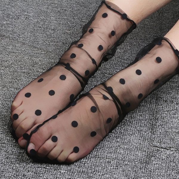 new summer thin lace mesh stacked lace and mid-tube transparent women's socks korean socks women, Pink;yellow
new summer thin lace mesh stacked lace and mid-tube transparent women's socks korean socks women, Pink;yellow