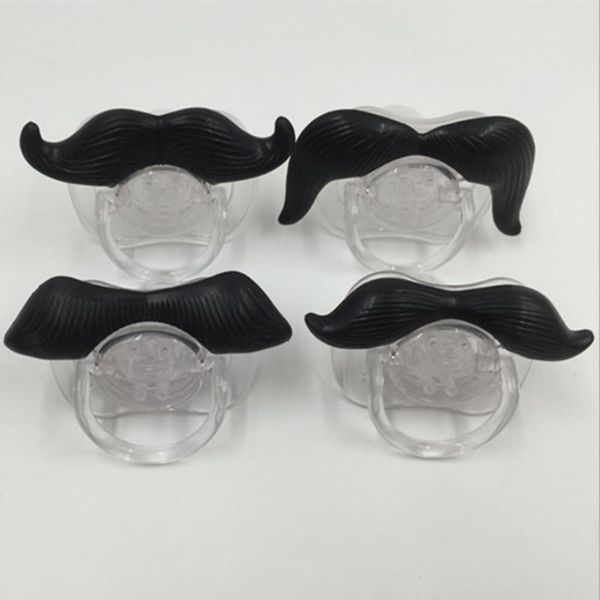 cute funny teeth beard mustache baby pacifier orthodontic dummy infant nipple