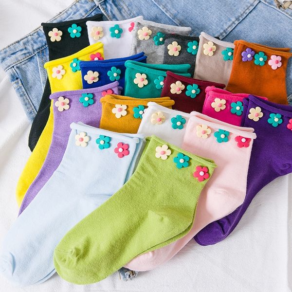 2020 women's ins fashionable summer mid-tube colorful medium candy elegant online red flower socks candy color personalized socks, Pink;yellow
2020 women's ins fashionable summer mid-tube colorful medium candy elegant online red flower socks candy color personalized socks, Pink;yellow