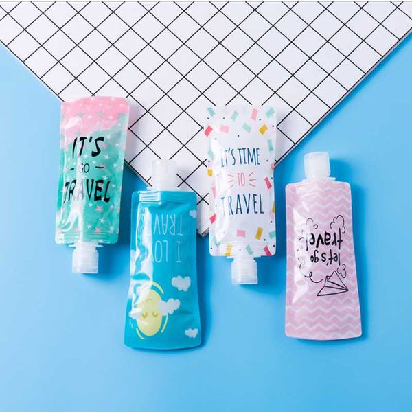 storage bags 100ml travel bag folding facial cleanser liquid emulsion plastic makeup organizers
storage bags 100ml travel bag folding facial cleanser liquid emulsion plastic makeup organizers