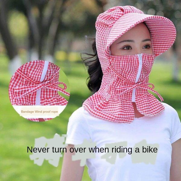 new cycling female uv-proof all-match big brim sun face-covering neck integration sunscreen hat bicycle sunscreen hat, Blue;gray
new cycling female uv-proof all-match big brim sun face-covering neck integration sunscreen hat bicycle sunscreen hat, Blue;gray
