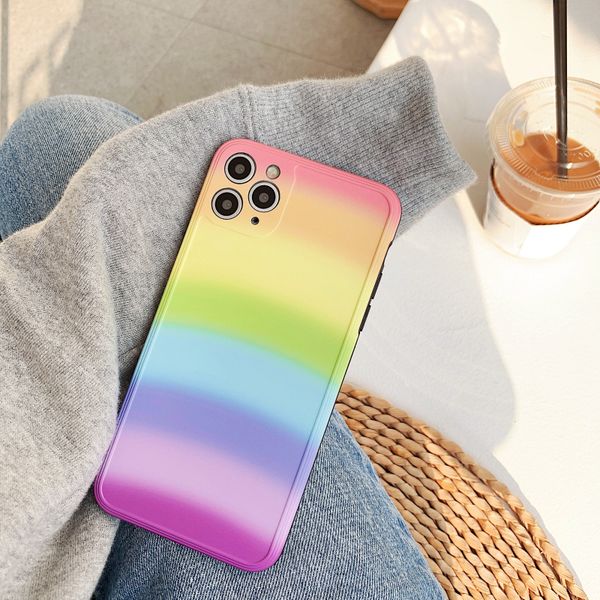 fashion rainbow phone case for iphone 8 plus case silicone gel soft phone pouch for iphone 11pro samsung huawei back cover
fashion rainbow phone case for iphone 8 plus case silicone gel soft phone pouch for iphone 11pro samsung huawei back cover