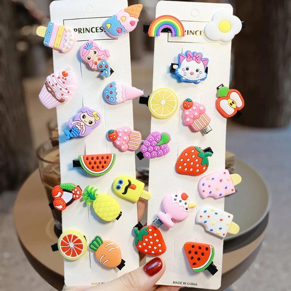 new 10pcs/set girls cute fruits ice cream cartoon animal hairpins children hair clip sweet barrettes baby hair accessories, Slivery;white
new 10pcs/set girls cute fruits ice cream cartoon animal hairpins children hair clip sweet barrettes baby hair accessories, Slivery;white