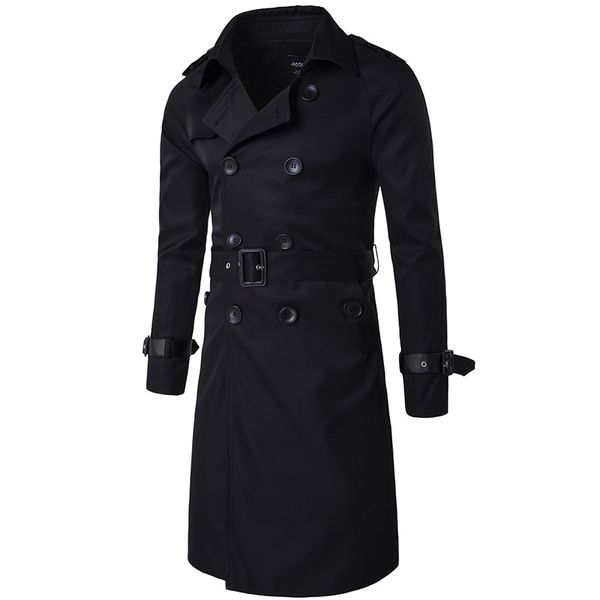 men long trench coat autumn winter british slim double coat breasted europe trenchcoat jacket male trench plus size xxl, Tan;black
men long trench coat autumn winter british slim double coat breasted europe trenchcoat jacket male trench plus size xxl, Tan;black